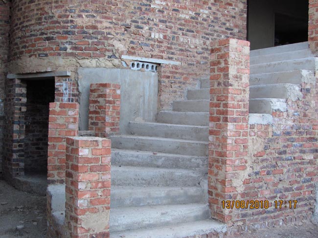 brick work and building